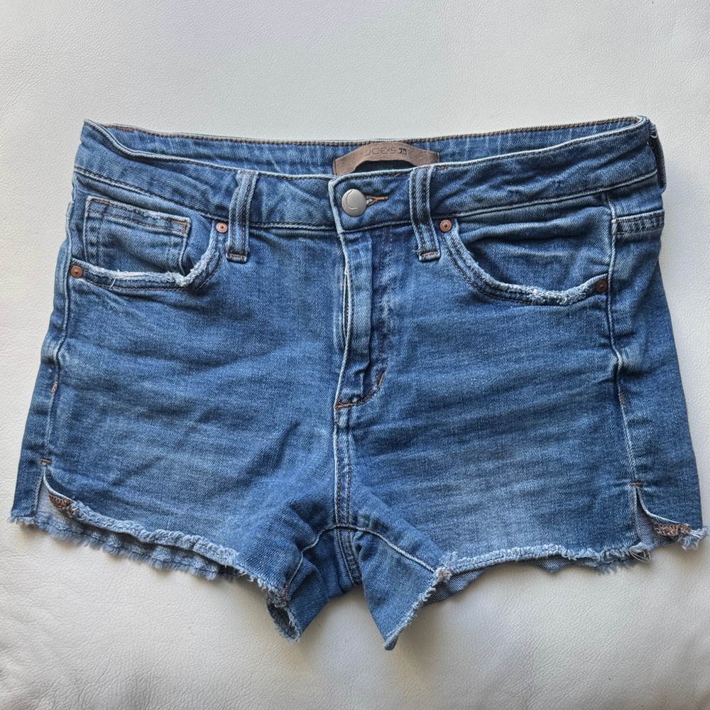 Joe's Jeans Denim Shorts Distressed Blue Cutoff Womens size 27